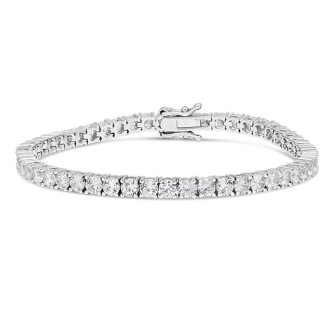 Beat of Love – Tennis hopearannekoru kirkkailla kivillä BOL-B0035Z