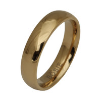 Bosie keltakullattu titaanisormus 5mm TIM-PVD-023G