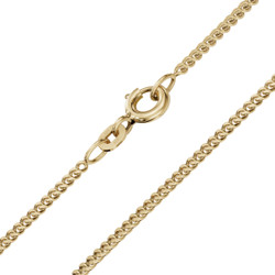 14K keltakultaketju – panssari 1,7mm