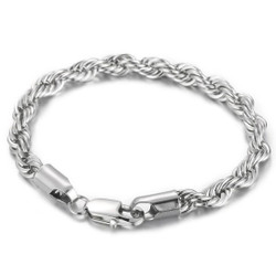 Teräs Cordelli rannekoru 6mm