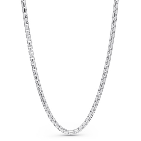 Hopeaketju pyöristetty venetsia rodinoitu 2,9mm SX-0035R