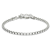 Hopearanneketju pyöristetty venetsia oksidoitu 2,9mm SX-0035X