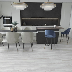 Jatul hopeatammi vinyylilankku