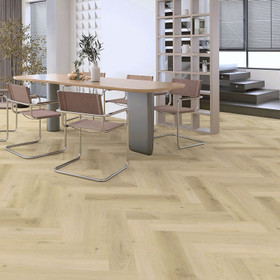 Aino vaalea tammi kalanruotovinyyli (integroitu askeläänieriste)