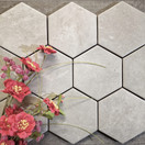 Altonia Cement Hex matta 10x11,6 cm seinä- ja lattialaatta