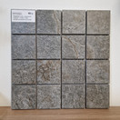 Ardennes Silver matta 7x7 cm mosaiikki seinä- ja lattialaatta