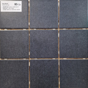 Asta Black matta 10x10 cm lattialaatta