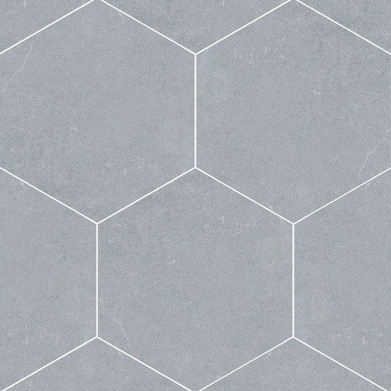 Cusco Hex Grey matta 14x16 cm seinä- ja lattialaatta