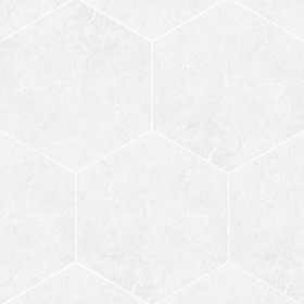 Cusco Hex White matta 14x16 cm seinä- ja lattialaatta