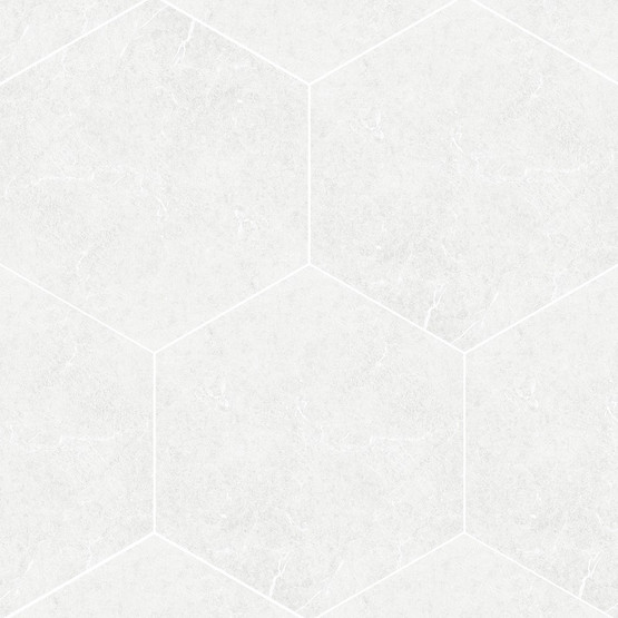 Cusco Hex White matta 14x16 cm seinä- ja lattialaatta