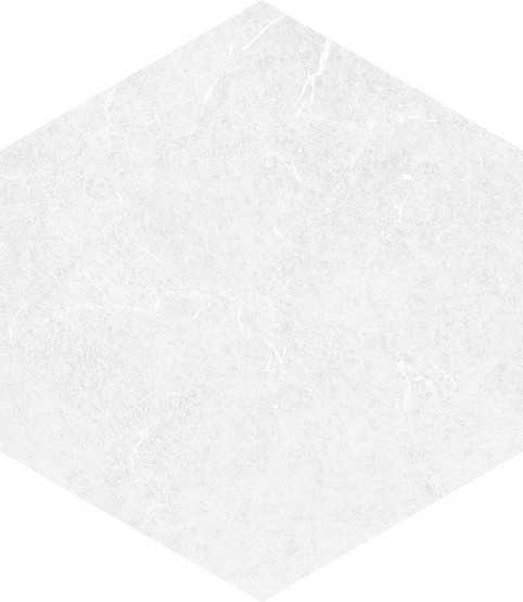 Cusco Hex White matta 14x16 cm seinä- ja lattialaatta