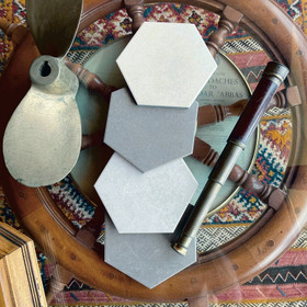 Cusco Hex Ivory matta 14x16 cm seinä- ja lattialaatta