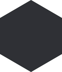 Estate Hex Black matta 14x16 cm seinä- ja lattialaatta