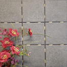 Festive Grey matta 10x10 cm lattialaatta