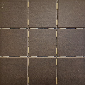 Fossano Brown matta 10x10 cm lattialaatta