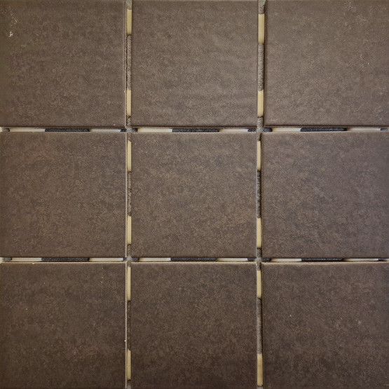 Fossano Brown matta 10x10 cm lattialaatta