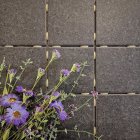 Fossano Dark Grey matta 10x10 cm lattialaatta