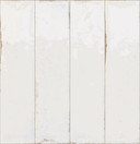 Funktion Bianco kiiltävä 6x25 cm seinä- ja lattialaatta