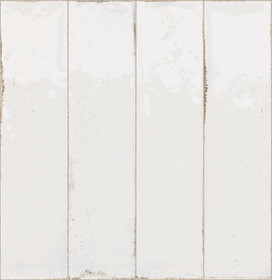 Funktion Bianco kiiltävä 6x25 cm seinä- ja lattialaatta