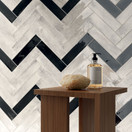 Funktion Grigio kiiltävä 6x25 cm seinä- ja lattialaatta