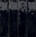 Funktion Nero kiiltävä 6x25 cm seinä- ja lattialaatta