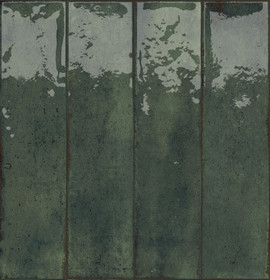 Funktion Smeraldo kiiltävä 6x25 cm seinä- ja lattialaatta