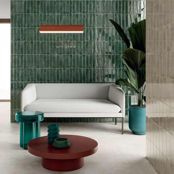 Funktion Smeraldo kiiltävä 6x25 cm seinä- ja lattialaatta