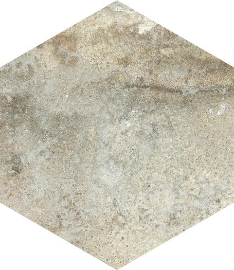 Gem Hex Almond matta 14x16 cm seinä- ja lattialaatta