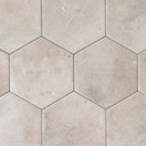 Gem Hex Cream matta 14x16 cm seinä- ja lattialaatta