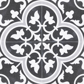 History Jugend Edinburgh Black 25x25 cm seinä- ja lattialaatta