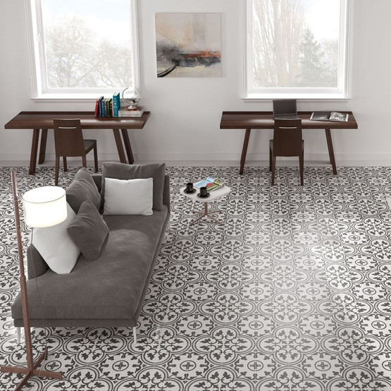 History Jugend Edinburgh Grey 25x25 cm seinä- ja lattialaatta