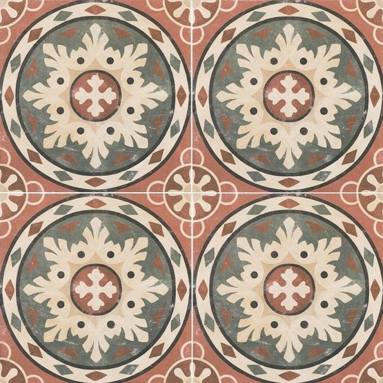 History Jugend Havanna Rosso 25x25 cm seinä- ja lattialaatta