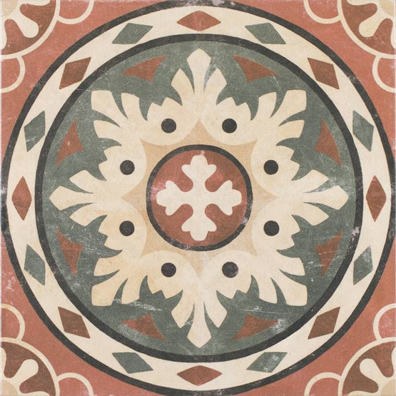 History Jugend Havanna Rosso 25x25 cm seinä- ja lattialaatta