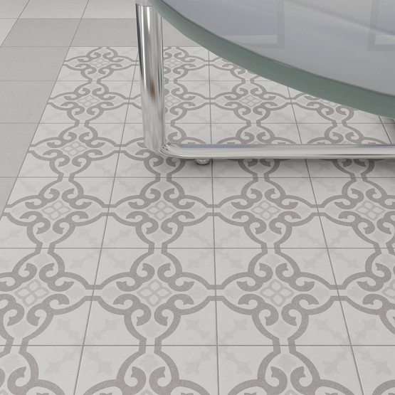 History Jugend Bulevardi Gris 22,5x22,5 cm seinä- ja lattialaatta