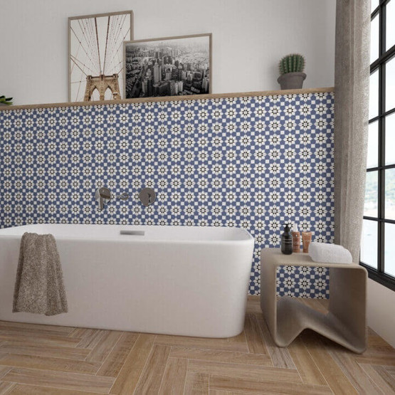 History Jugend Neljäs Linja Azul 22,5x22,5 cm seinä- ja lattialaatta