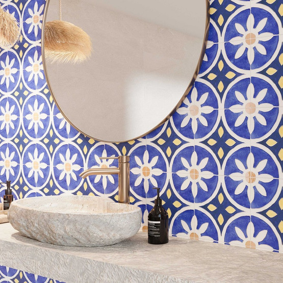 History Jugend Santa Cruz Blue 25x25 cm seinä- ja lattialaatta