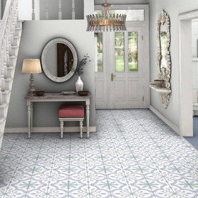 History Jugend Laos Turquoise 25x25 cm seinä- ja lattialaatta