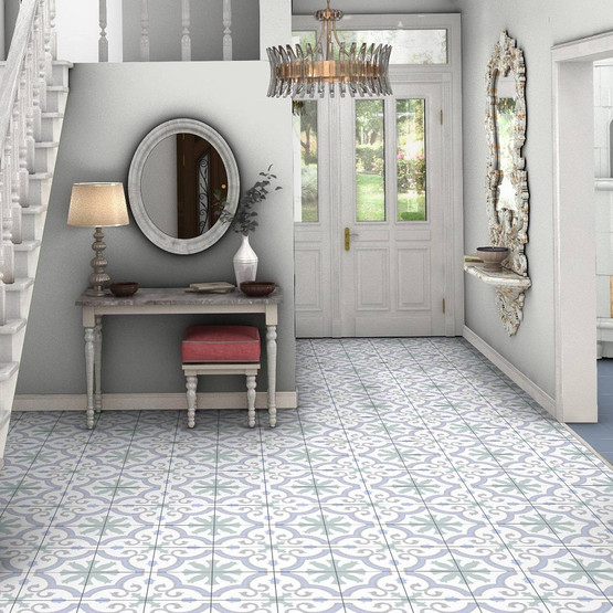 History Jugend Laos Turquoise 25x25 cm seinä- ja lattialaatta