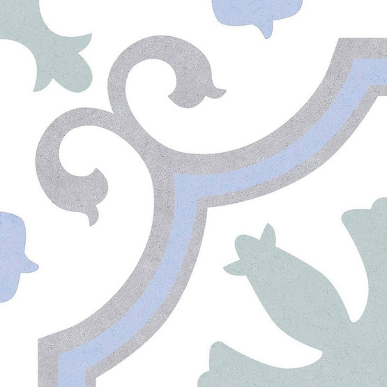 History Jugend Laos Turquoise 25x25 cm seinä- ja lattialaatta