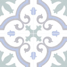 History Jugend Laos Turquoise 25x25 cm seinä- ja lattialaatta