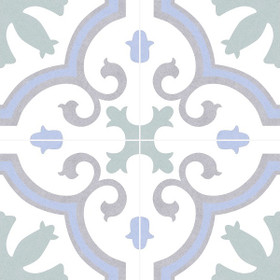 History Jugend Laos Turquoise 25x25 cm seinä- ja lattialaatta