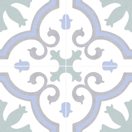 History Jugend Laos Turquoise 25x25 cm seinä- ja lattialaatta