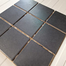 Island Black matta 10x10 cm lattialaatta