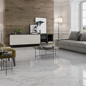 Marmore Linnea Cream kiiltävä 60x60 cm seinä- ja lattialaatta