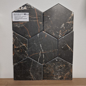 Marmore Hex Lausanne Brown matta 13x15 cm seinä- ja lattialaatta