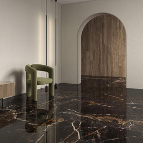 Marmore Lausanne Brown kiiltävä 60x120 cm seinä- ja lattialaatta