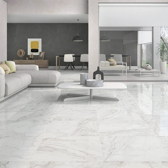 Marmore Luna Blanco kiiltävä 60x60 cm seinä- ja lattialaatta