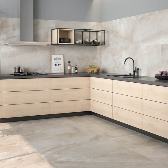 Marmore Naga Taupe kiiltävä 60x120 cm seinä- ja lattialaatta