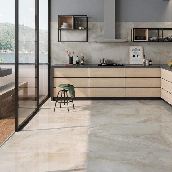 Marmore Naga Taupe kiiltävä 60x120 cm seinä- ja lattialaatta