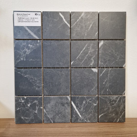 Marmore Piazza Coal matta 7x7 cm mosaiikki seinä- ja lattialaatta